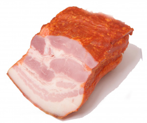 Грудинка бескостная «Столичная» Мясной продукт из свинины копчено-варёный 