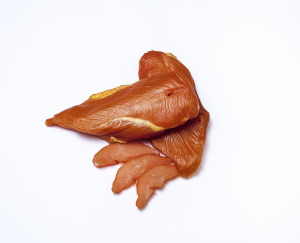 Пастрома птицы Продукт деликатесный из мяса курицы сырокопчёный 